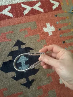 موکن دستی مروارید مدل تک فنر