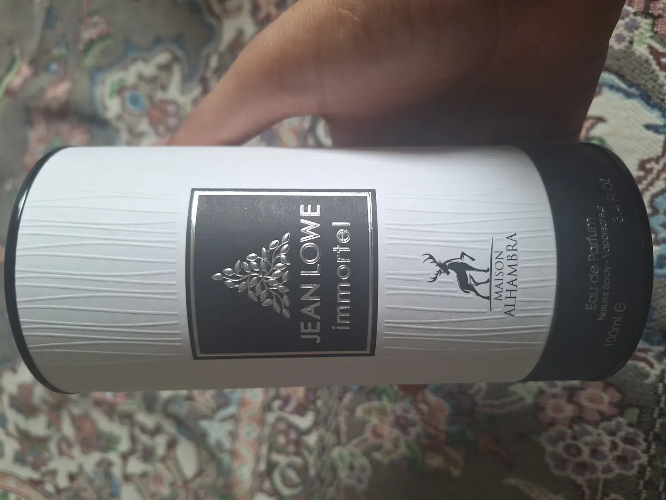 ادو پرفیوم مردانه الحمبرا مدل جین لوو ایمورتل حجم 100 میلی لیتر