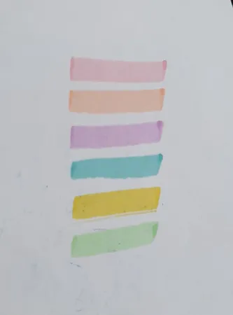 ماژیک علامت گذار بیفا مدل پاستلی مینی کد 2398 بسته 6 عددی