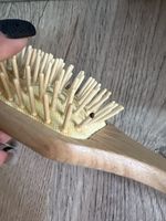 برس مو مدل چوبی بامبو کد 752