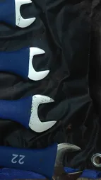 آچار یکسر تخت و یکسر رینگی اچ تی مدل SD120 مجموعه 12 عددی