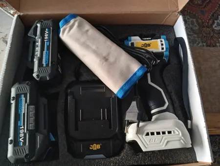 مجموعه 40 عددی دریل پیچ گوشتی شارژی چکشی 10 میلیمتری 198 ولت جاب مدل JB-198 POWER X