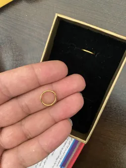 گوشواره طلا 18 عیار زنانه مایا ماهک مدل ME0931 طرح لوزی متداخل