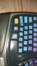 برچسب کیبورد طرح رنگی کد 4 با حروف فارسی