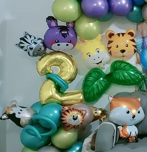 تجریه خرید بادکنک فویلی لاکی بالونز طرح حیوانات جنگل مینی کد 1117 مجموعه 6 عددی