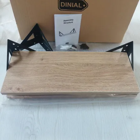 شلف دیواری دینیال مدل مثلثی کد DN4015 مجموعه سه عددی