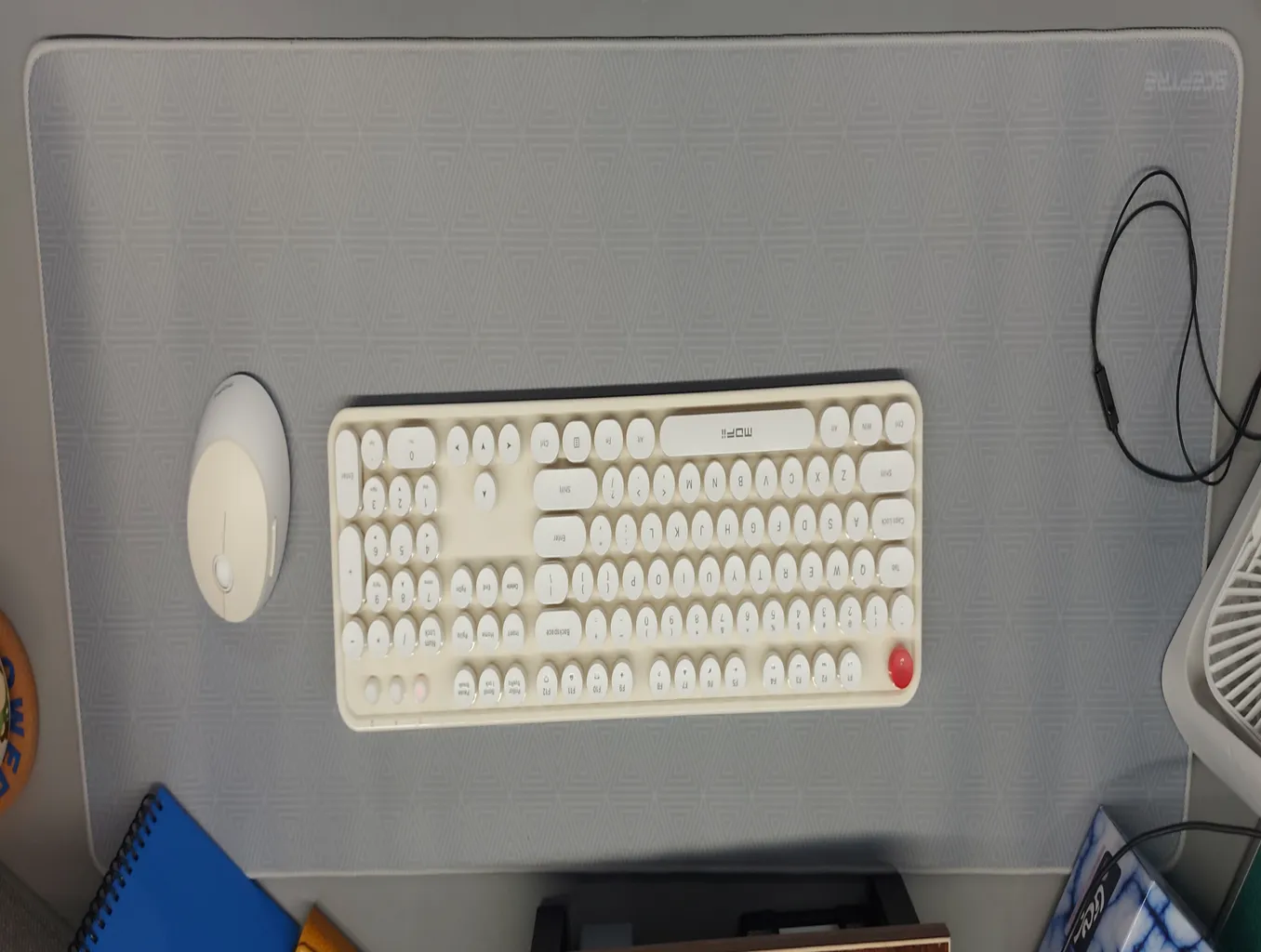 ماوس پد مخصوص بازی اسکپتر مدل OPAL TITANIUM