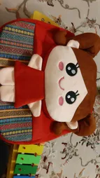 کوله پشتی کودک طرح دختر بچه کد 127