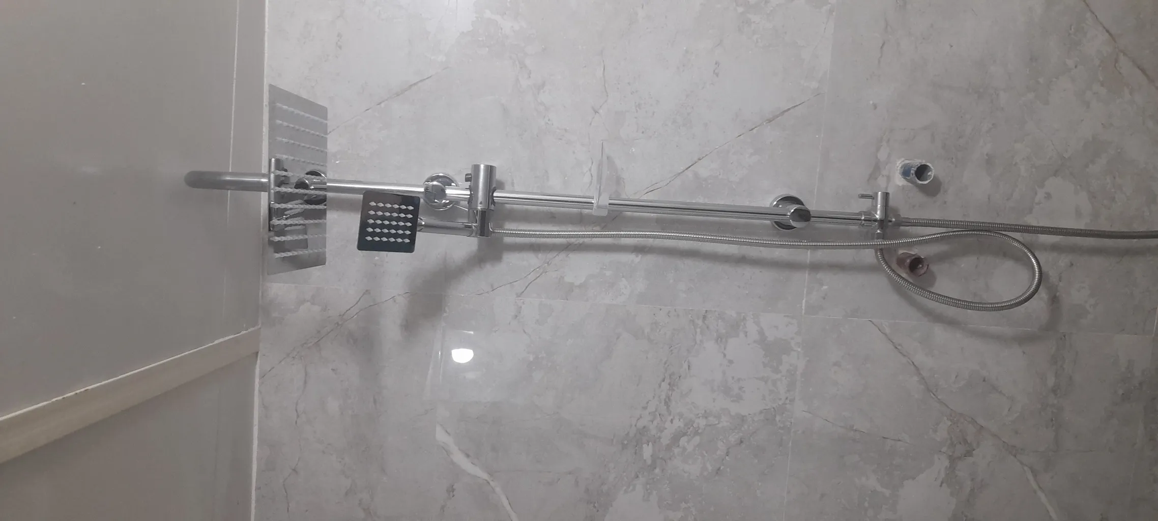 علم دوش حمام ریکان مدل یونیورست استیل سوبان