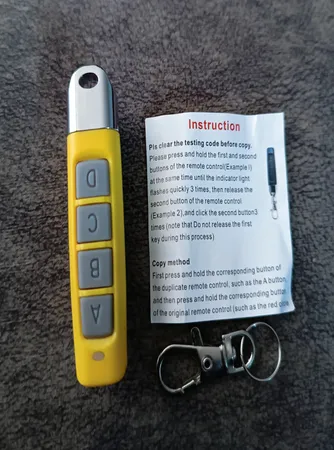 ریموت بلوتوثی در ورودی مدل 433Mhz-yellow