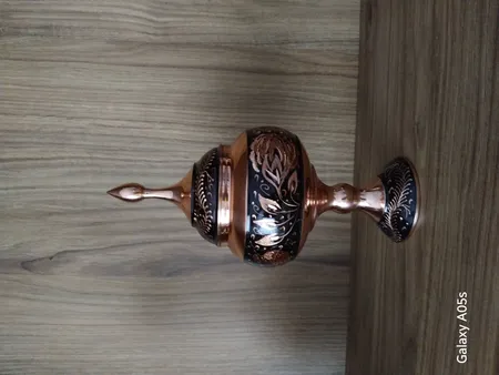 شکلات خوری مسی مدل الماس تراش کد 24