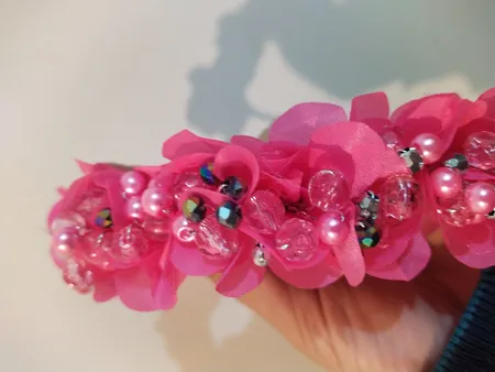 تل مو دخترانه مدل مروارید