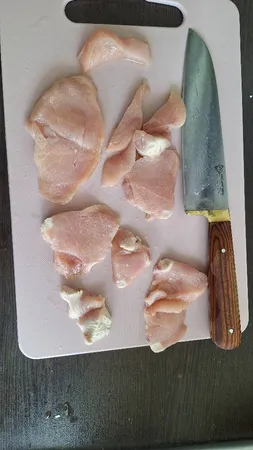 چاقو آشپزخانه الماس زنجان مدل گوشت و مرغ کد 02