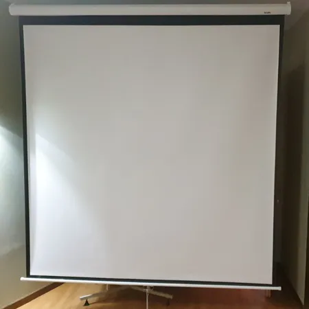 پرده نمایش دستی پروژکتور اسکوپ پارچه عالی سایز 200x200