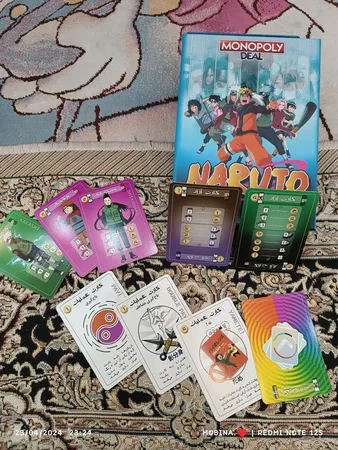 بازی فکری مانترا مدل مونوپولی دیل ناروتو Monopoly deal Naruto