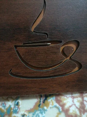 زیرلیوانی طرح فنجان کد CO104 بسته 6 عددی