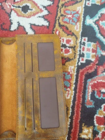 کیف پول مردانه مدل چرم طبیعی کد 412