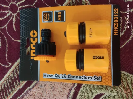 کوپلینگ شلنگ آب اینکو مدل HHCS-03122 مجموعه 3 عددی