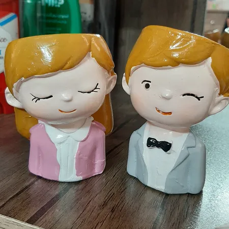 گلدان طرح دوستی مدل GF01 مجموعه 2 عددی
