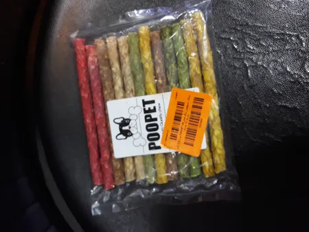 غذای تشویقی سگ مدل POOPET MS وزن 120 گرم بسته 12 عددی