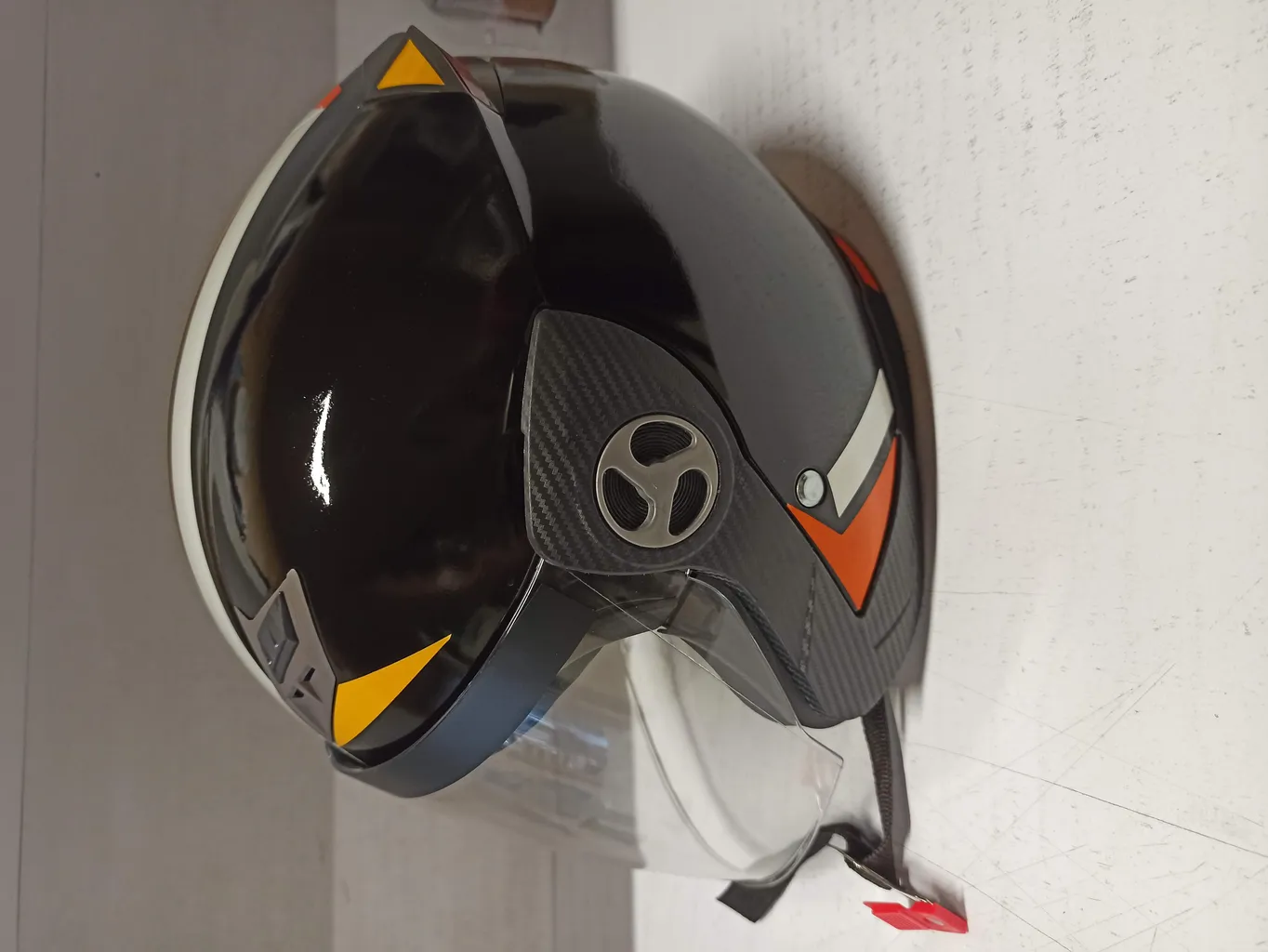 کلاه کاسکت رادین پلیمر مدل New_Radin_Bright_Black