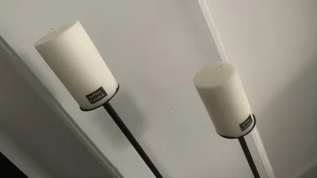 شمع آلفا طرح استوانه ای مدل 10*6 مجموعه 2 عددی