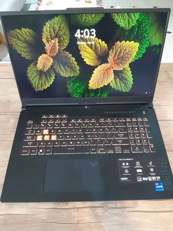 لپ تاپ 17.3 اینچی ایسوس مدل TUF Gaming F17 FX707VV-HX125-i7 13620H-16GB DDR5 4800MHz-1TB SSD-RTX4060-FHD 144Hz-W