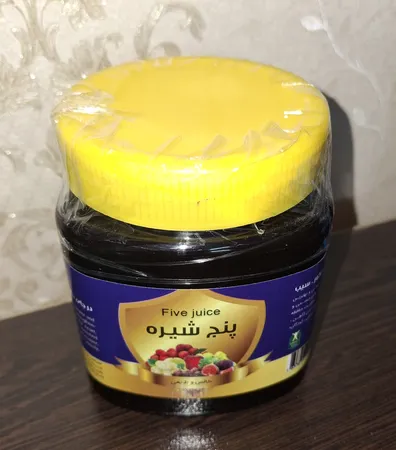 پنج شیره انگور و توت و خرما و سیب و انجیر فدک - 500 گرم