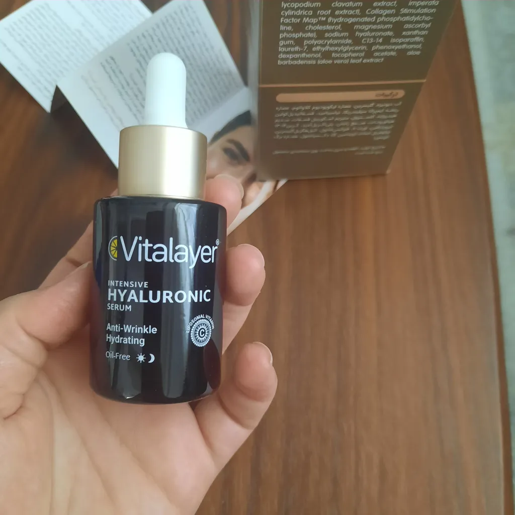 سرم پوست ویتالیر مدل هیالورونیک حجم 30 میلی لیتر