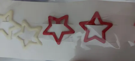 گیره مو دخترانه مدل تق تقی ستاره ای پاستیلی بسته 10 عددی