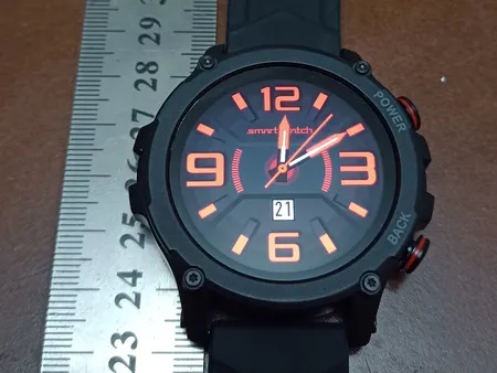 ساعت هوشمند 46 میلی متر ریولینک مدل 4Plus با بند سیلیکونی