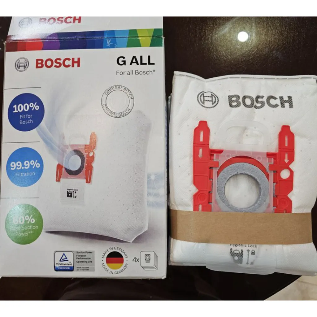 كيسه جاروبرقى بوش مدل GALL كد 17000940 مناسب براى جاروبرقى بوش و زيمنس بسته 4 عددى