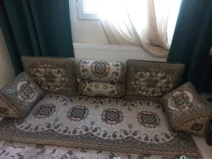 تجریه خرید ست 7 تکه پشتی ترمه مدل شاه نشین طرح نیلوفر