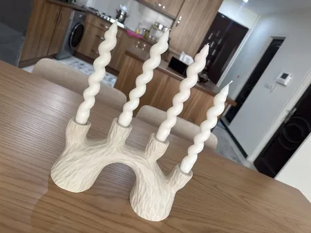 شمع مدل قلمی پیچ بسته 4 عددی