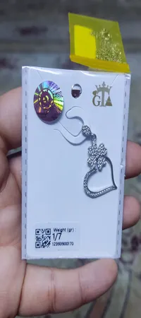 گردنبند نقره زنانه مدل طرح قلب  AVN_M107