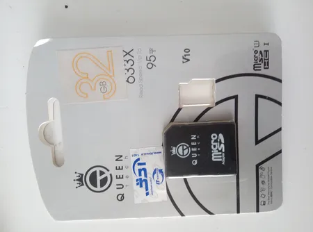 کارت حافظه Micro SD HC کوئین تک مدل A1-V30-633X کلاس 10 استاندارد سرعت UHS-l U3 سرعت 95MBps ظرفیت 32 گیگابایت به همراه آداپتور SD