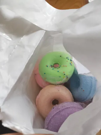 کوکتل پدیکور اور مدل دونات وزن 130 گرم بسته 6 عددی