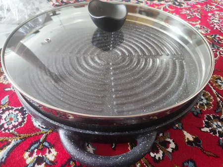 تابه گریل چدن نالینو مدل Daniele سایز 34