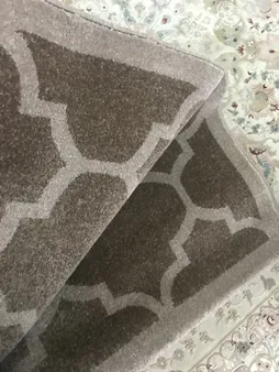 فرش ماشینی ساوین کد 2008-1 زمینه نسکافه ای