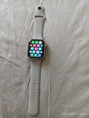 ساعت هوشمند 45 میلی‌متری کیوکویر مدل KW25 MAX series 10 با بند سیلیکونی