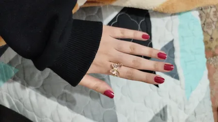 انگشتر زنانه مدل پروانه کد R3451