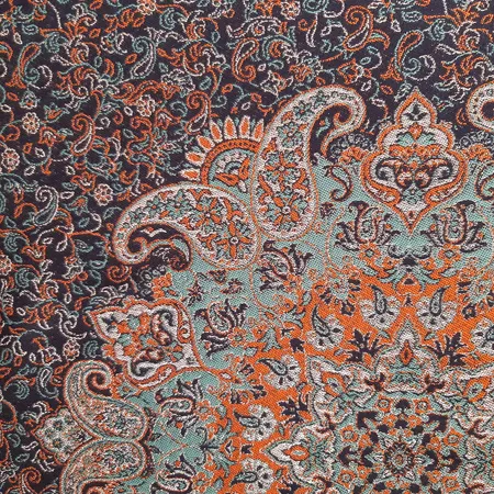 ست 7 تکه پشتی ترمه طرح شاه نشین مدل کیمیا