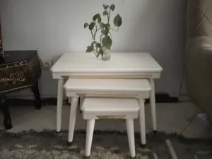 تجریه خرید میز جلومبلی میز چوب مدل لاکچری مجموعه 4 عددی