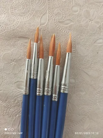 قلم مو گرد مدل Xin Bowen مجموعه 6 عددی