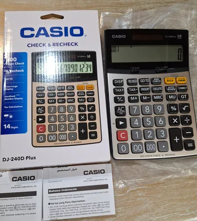 ماشین حساب کاسیو مدل DJ-240D Plus