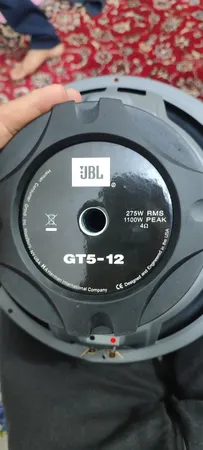 ساب ووفر خودرو جی بی ال مدل GT5-12