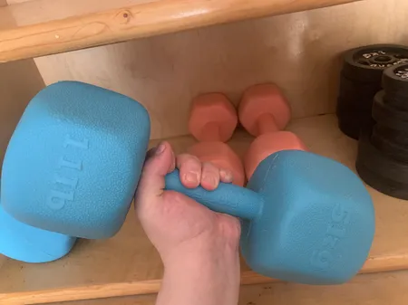 دمبل رادیس فیت مدل RPHF-5000 وزن 5 کیلوگرم بسته دو عددی