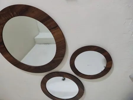 آینه مدل  گرد الف دلسا کد 432 مجموعه 3 عددی