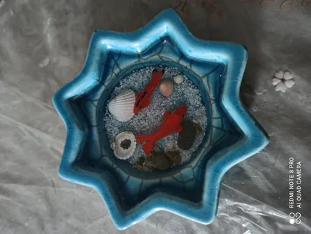 ظرف ماهی هفت سین مدل سرامیکی و رزینی