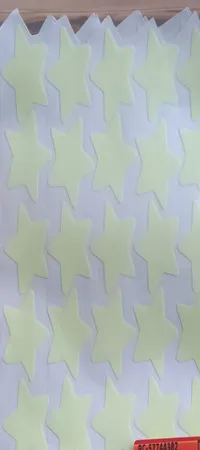 استیکر دیواری کودک مدل شب تاب طرح ستاره بسته 100 عددی